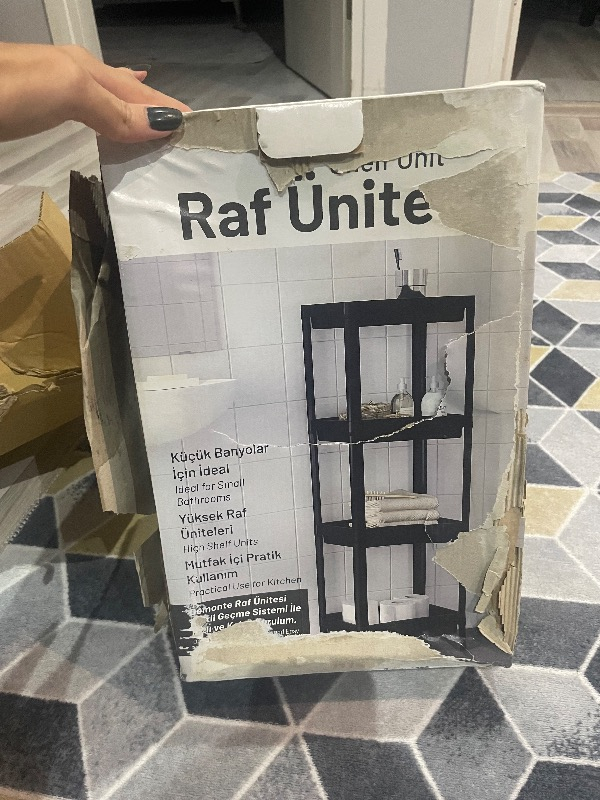 Omaş Shelf Unit 4 Katlı Raf Ünitesi