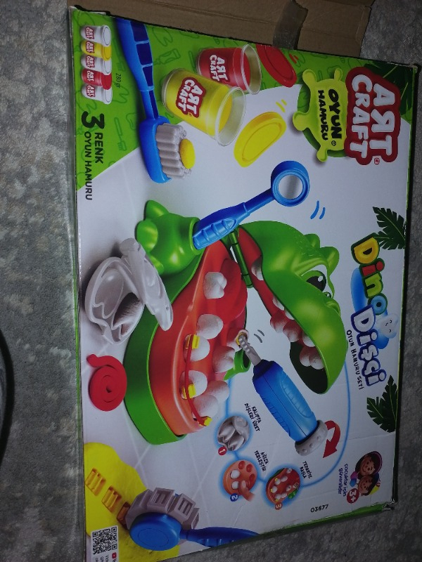 Art Craft Dino Dişçi Hamur Set