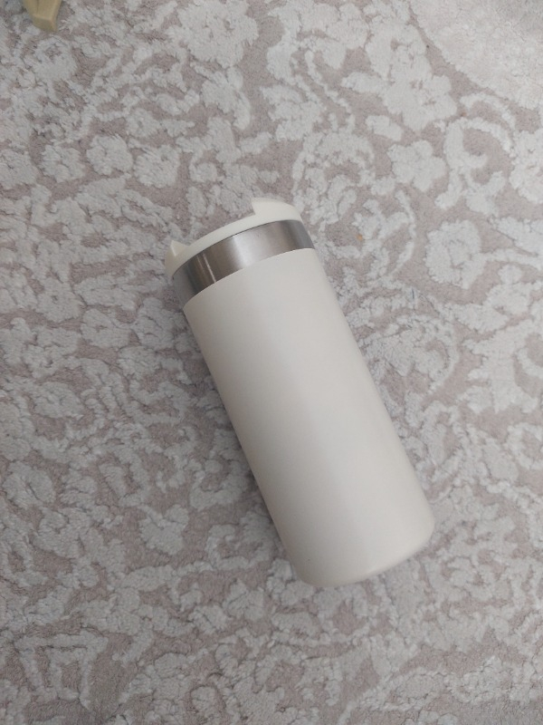 Paslanmaz Çelik Termos Siyah/krem 350ML