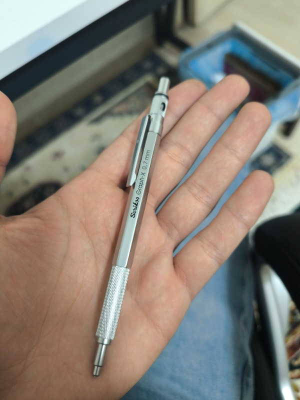 Scrikss Saten Gri Graph-x 0.7 mm Kalem Silgi Uç Seti