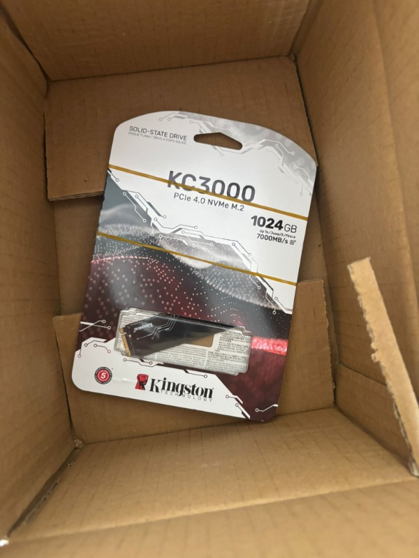 Kingston 1TB KC3000 NVMe Okuma 7000MB-Yazma 6000MB M.2 SSD (SKC3000S/1024G)