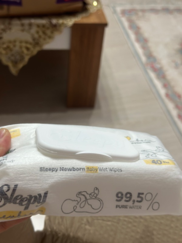 Sleepy Natural Yenidoğan Islak Pamuklu Havlu 12x40 (480 Yaprak)