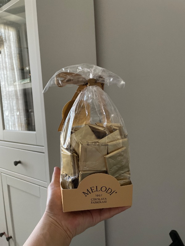 Melodi Çikolata Altın Sargılı Madlen Sütlü Çikolata- 500 gr