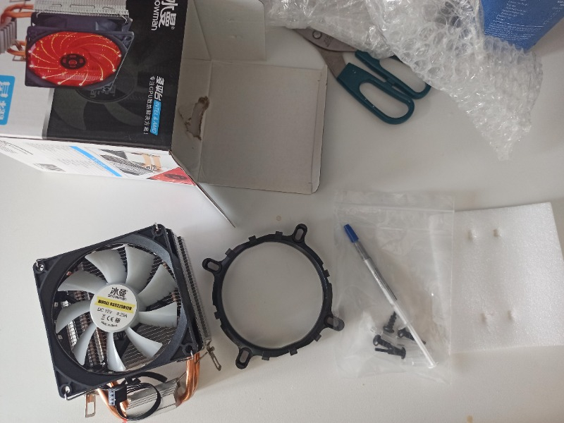 Snowman M200 2 Bakır Borulu Cpu Soğutucu Fan Rainbow