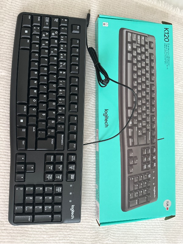 Logitech 920-002505 K120 Q Usb Siyah Kablolu Klavye