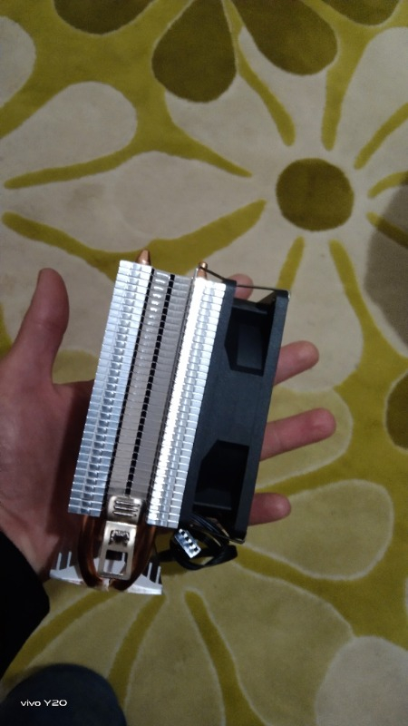Snowman M200 2 Bakır Borulu Cpu Soğutucu Fan Rainbow