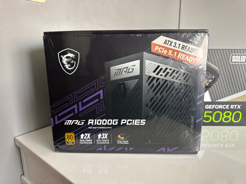MSI PSU MPG A1000G PCIE5 1000W 80+ GOLD POWER SUPPLY