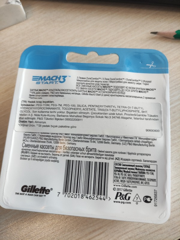 Gillette Mach3 Start Yedek Tıraş Bıçak 4'lü