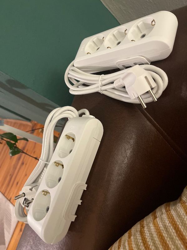 Viko 2 Metre Kablolu Topraklı Çocuk Korumalı Üçlü Priz