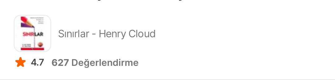Sınırlar - Henry Cloud