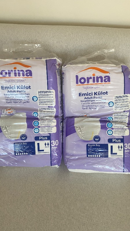 Lorina Emici Külot Hasta Bezi Large 60 Adet