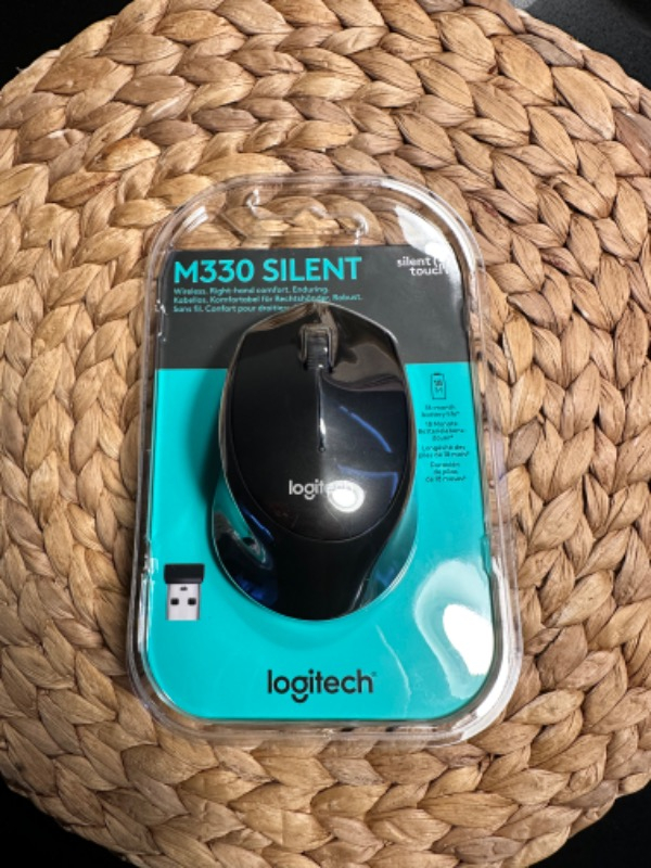 Logitech M330 Sessiz Kablosuz Optik Mouse - Siyah