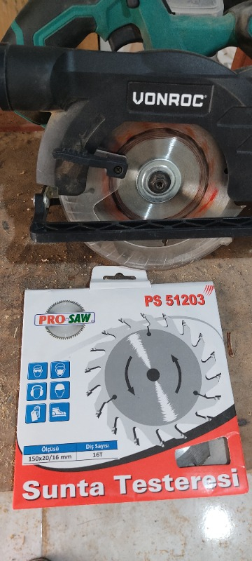ProSaw 51203 Daire Sunta Testeresi 150x20/16 mm 16 Diş
