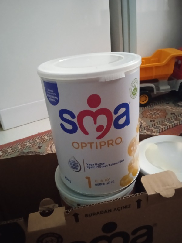 SMA Optipro Probiyotikli 1 0-6 Ay Bebek Sütü 800 gr x 3 Adet