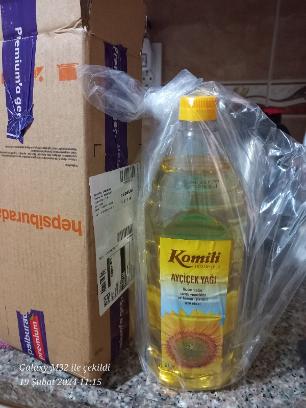 Komili Ayçiçek Yağı 2 lt