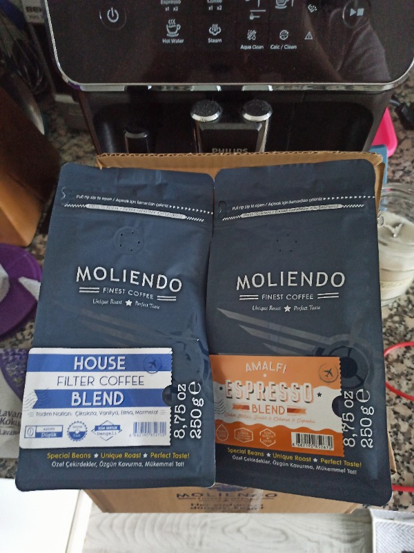 Moliendo Amalfi Espresso Blend Kahve (Çekirdek Kahve) 250 g