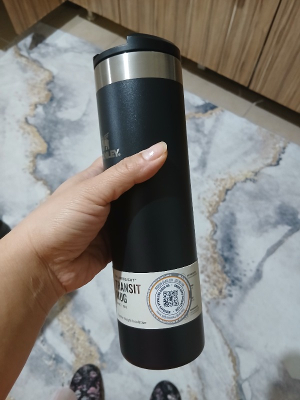 Stanley  The Aerolight 0.60 Litre Termos Bardak Siyah Renk