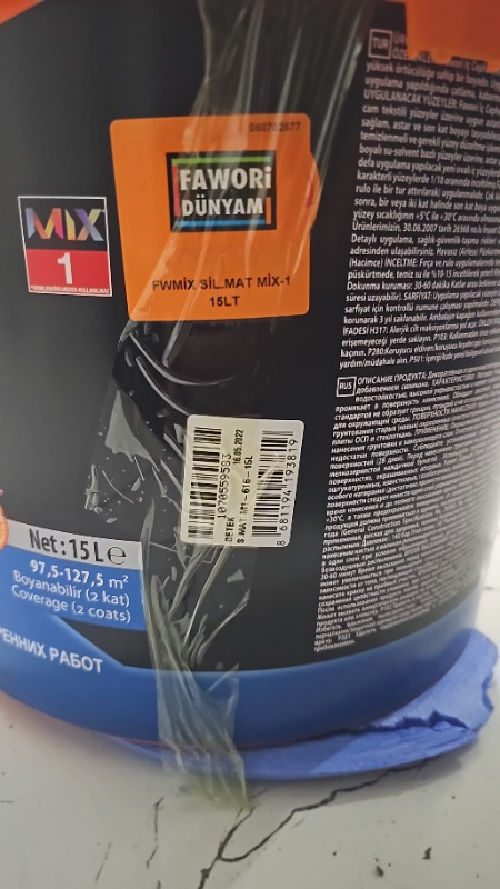 Fawori Silikonlu Mat Iç Cephe Boyası 15 Lt