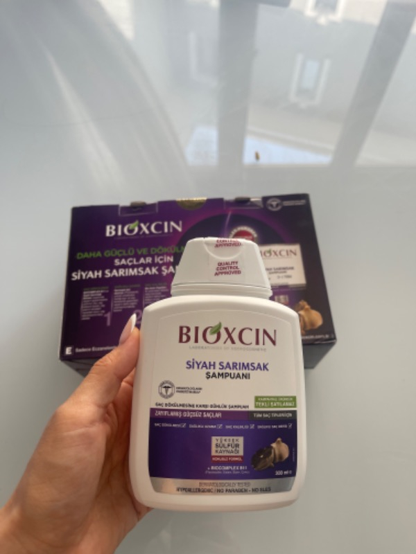 Bioxcin Siyah Sarımsaklı Şampuan 3'lü