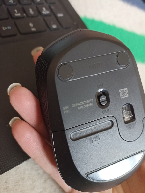 Logitech M170 USB Alıcılı Kablosuz Mouse - Gri