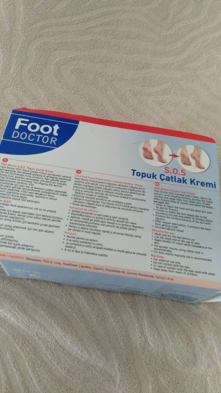 Foot Doctor SOS Topuk Çatlak Kremi