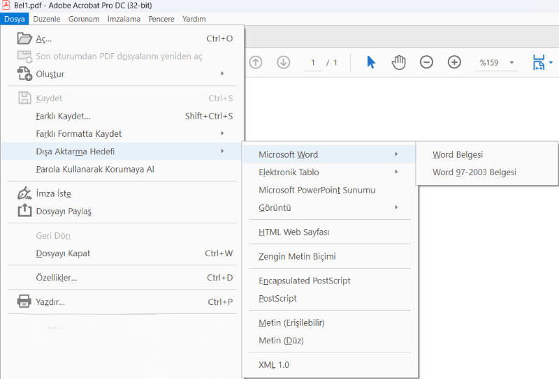 Adobe Acrobat Pro Dc | Windows | Ömür Boyu Orijinal Dijital Lisans