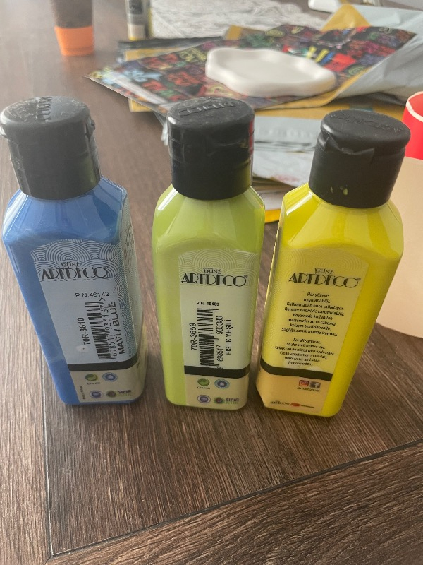 Artdeco Akrilik Boya 140 Ml - 3619 Beyaz