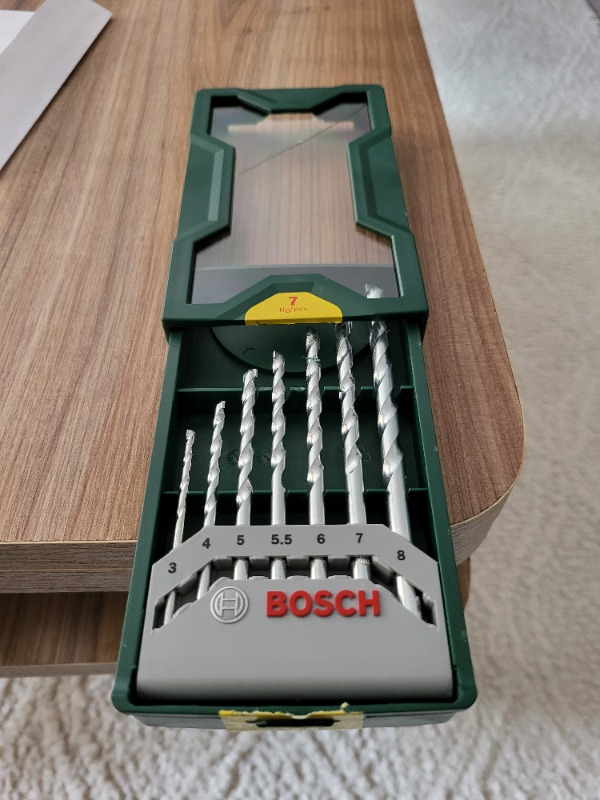 Bosch 7  Parçalı Beton Matkap Ucu Seti