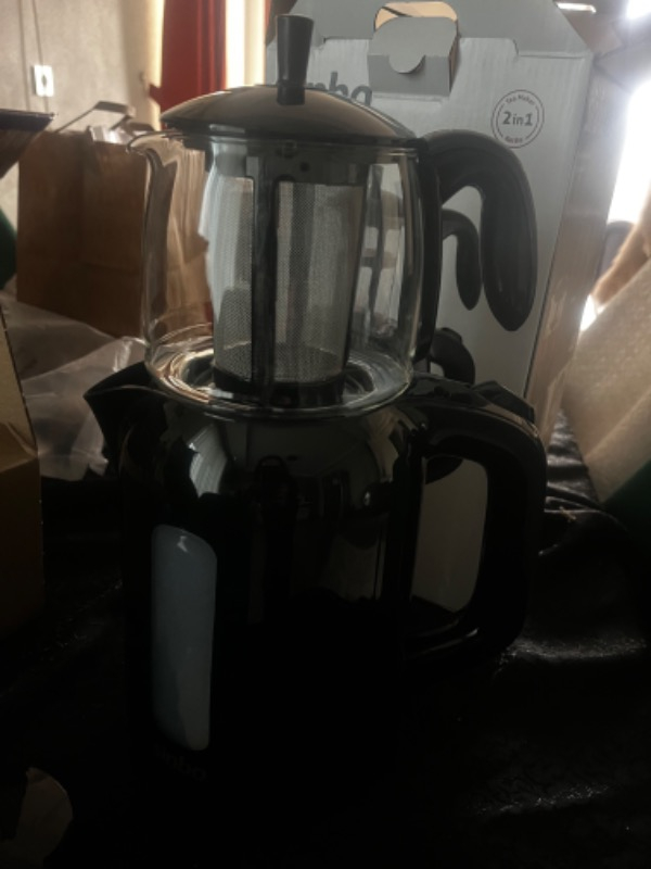 Sinbo STM-5840 Elektrikli Çay Seti Cam Demlikli