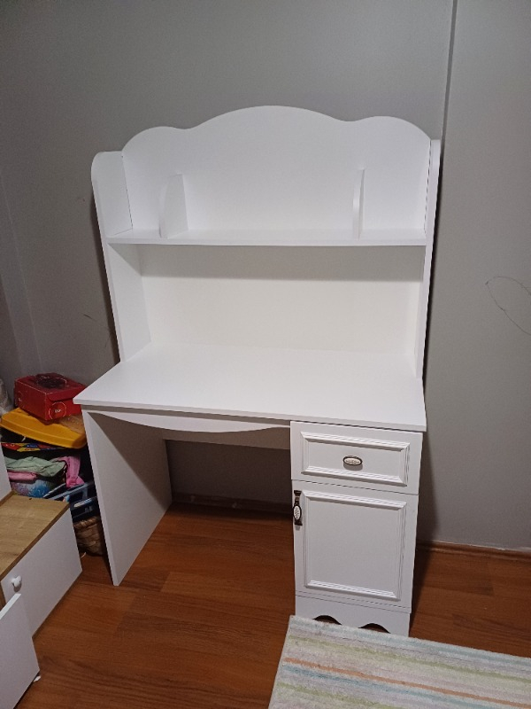 Baby Darling %100 Mdf Lisa Çalışma Masası Beyaz
