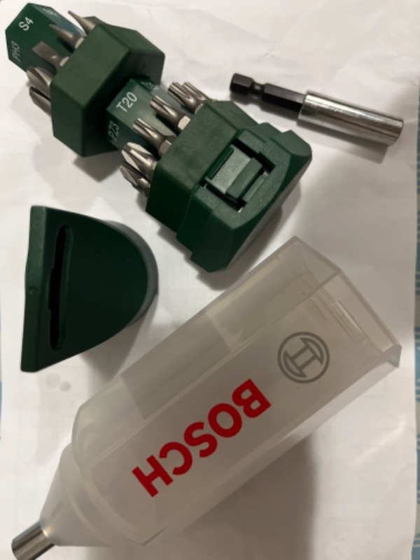 Bosch - 25 Parça Vidalama Seti (Tornavida Fonksiyonlu Kutu)