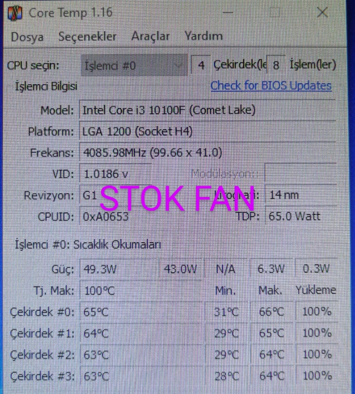 Snowman M200 Combo Intel/AMD 9cm Led CPU Fan
