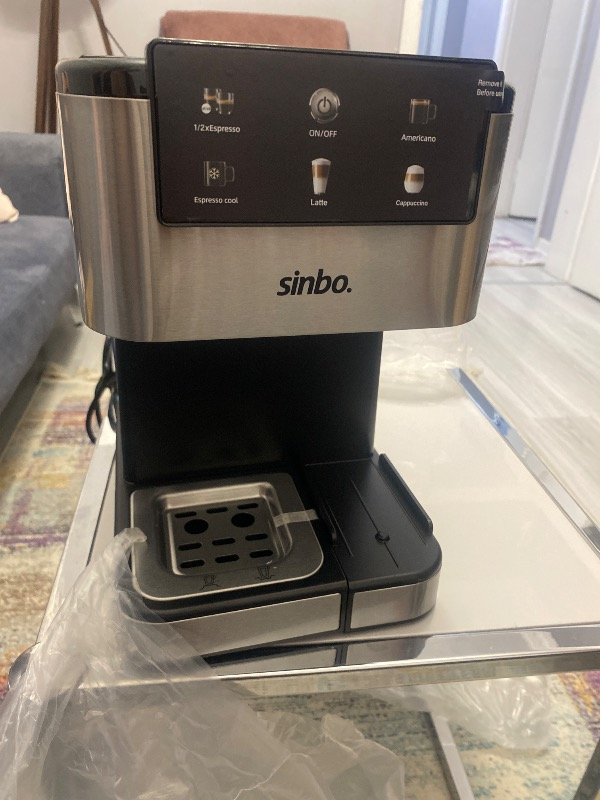 Sinbo Scm 2995 -Kapsül Kahve Aparatlı Inox Espresso Makinesi