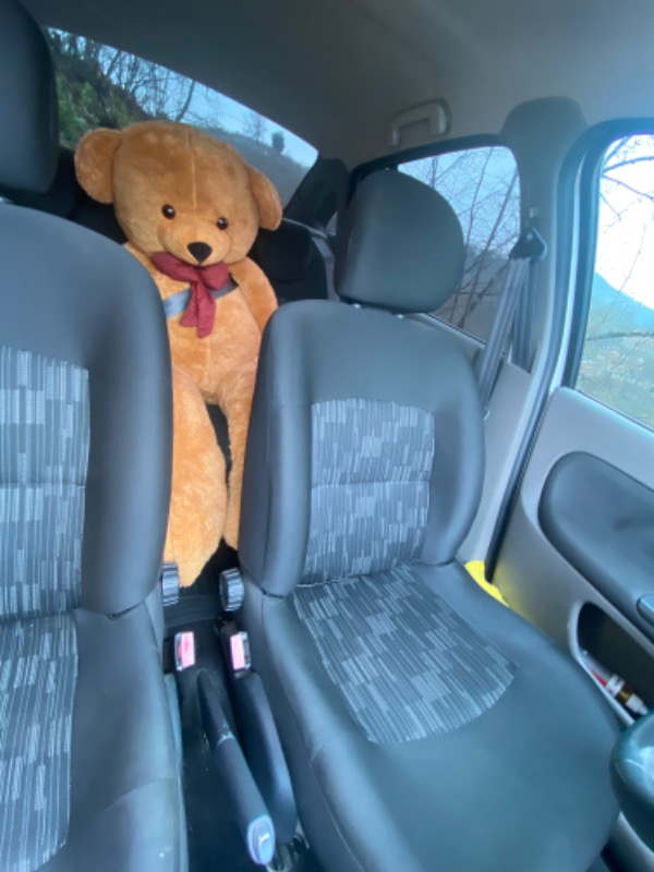 Ritoys 130 cm Papyonlu Dev Boy Peluş Ayı lik Kahverengi Ayıcık