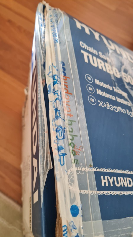 Hyundai Turbo 500 Motorlu Testere Magnezyum Karter