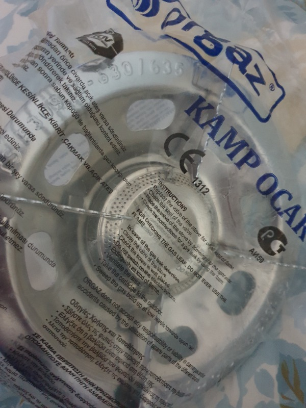 Orgaz Poşetli Süper Turbo Kamp Ocak