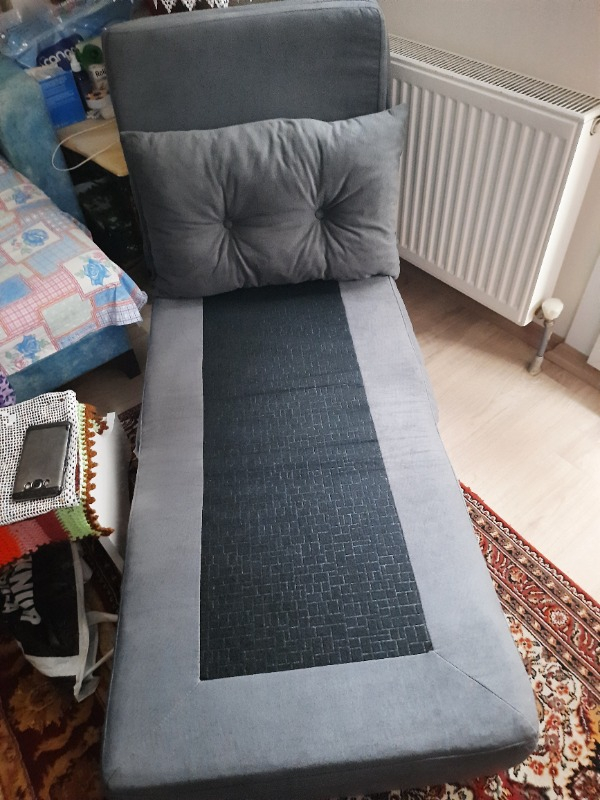 Pafu Sando Tekli Katlanır Yataklı Koltuk - Gri