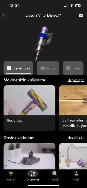Dyson V15 Detect™ Absolute Kablosuz Süpürge