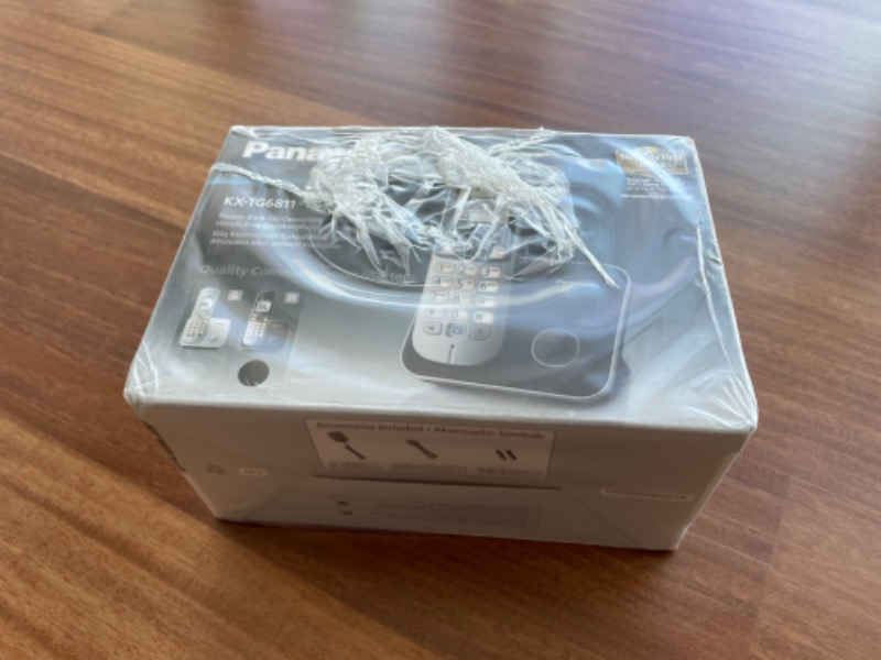 Panasonic Dect Telefon KX-TG6811 (Elektrik Kesintisinde Konuşabilme) - Siyah